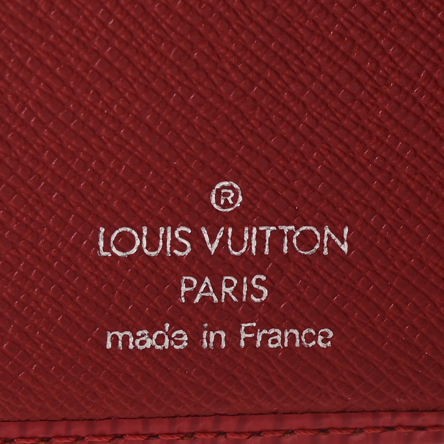 Louis Vuitton Epi French Purse Wallet Castillan Red 6 of 6