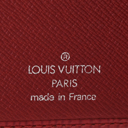 Louis Vuitton Epi French Purse Wallet Castillan Red 6 of 6