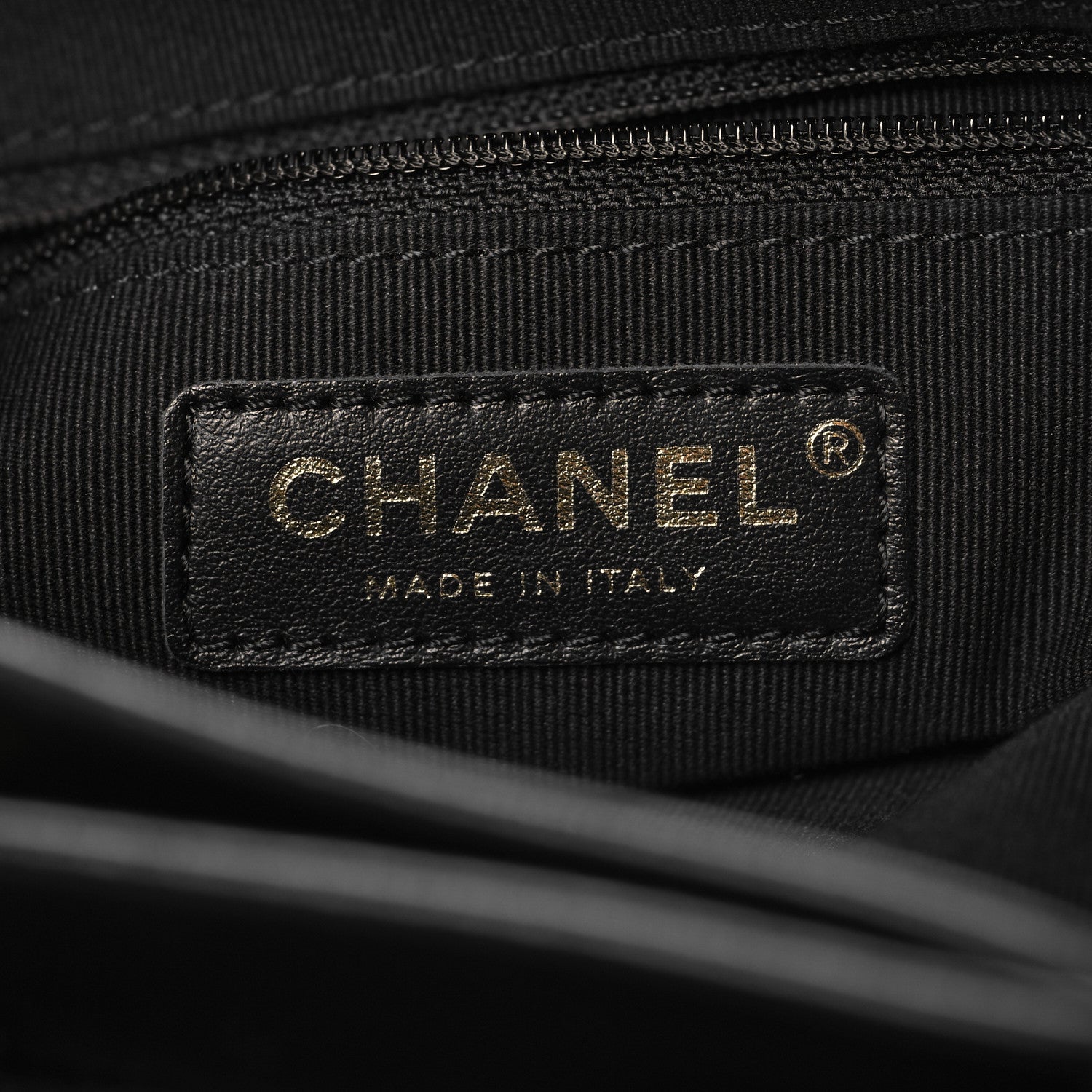 Chanel Lambskin Quilted Small Shopping Bag Black 7 of 11