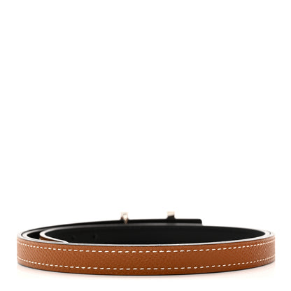 Hermes Swift Epsom 13mm Focus Belt 85 Black Gold 3 of 8
