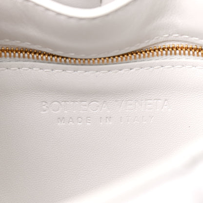 Bottega Veneta Lambskin Maxi Intreccio Padded Chain Cassette Crossbody Bag White 5 of 7