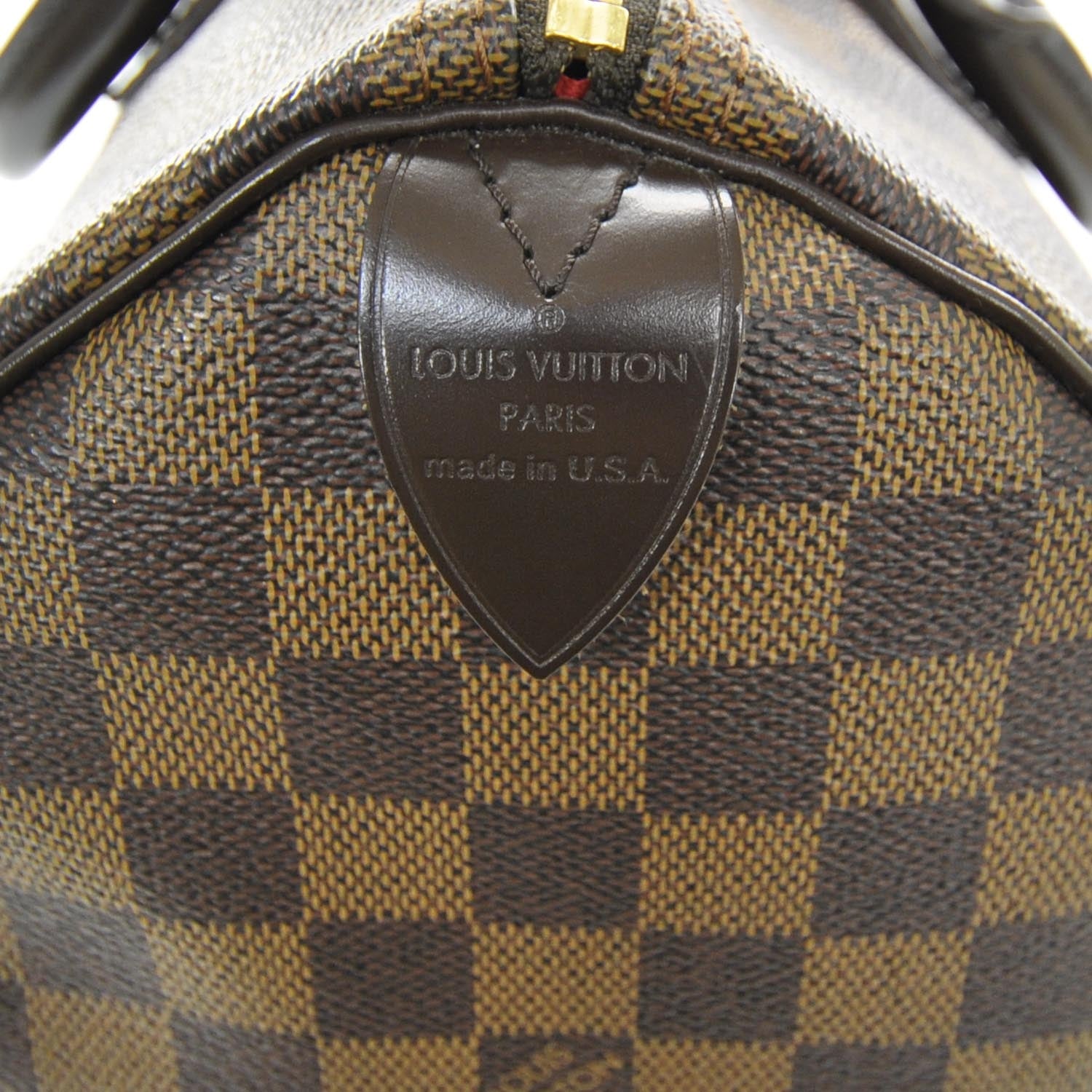 Louis Vuitton Damier Ebene Speedy 30 6 of 9