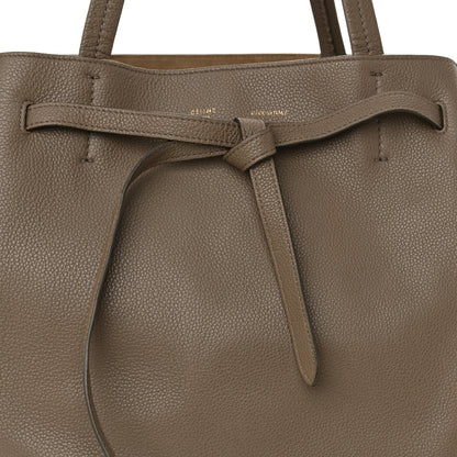 Celine Soft Grained Calfskin Small Belt Cabas Phantom Taupe 7 of 15