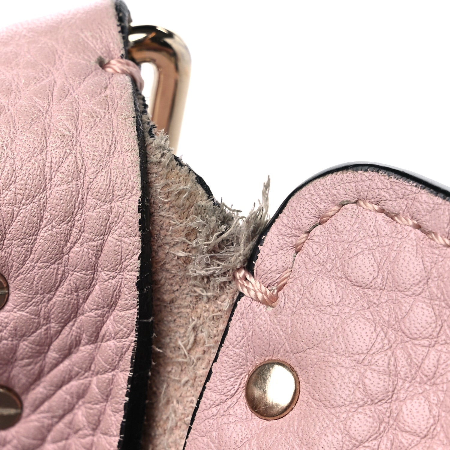 Valentino Garavani Pebbled Calfskin Small Rockstud Flip-Lock Messenger Bag Water Rose 15 of 16