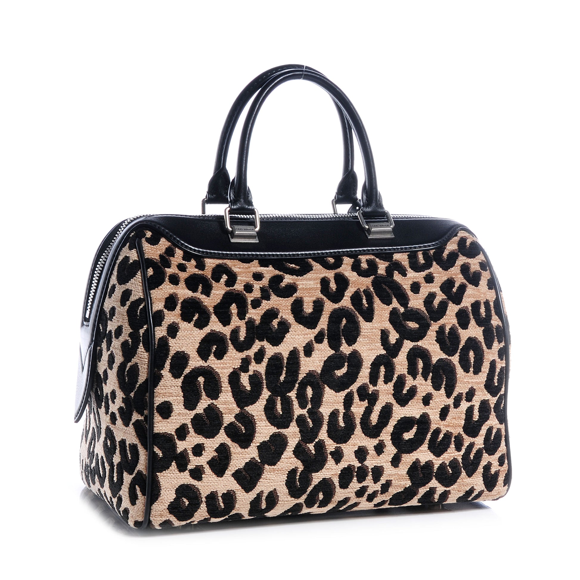 Louis Vuitton Jacquard Velvet Leopard Print Stephen Sprouse Speedy 3 of 8