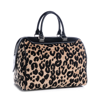 Louis Vuitton Jacquard Velvet Leopard Print Stephen Sprouse Speedy 3 of 8