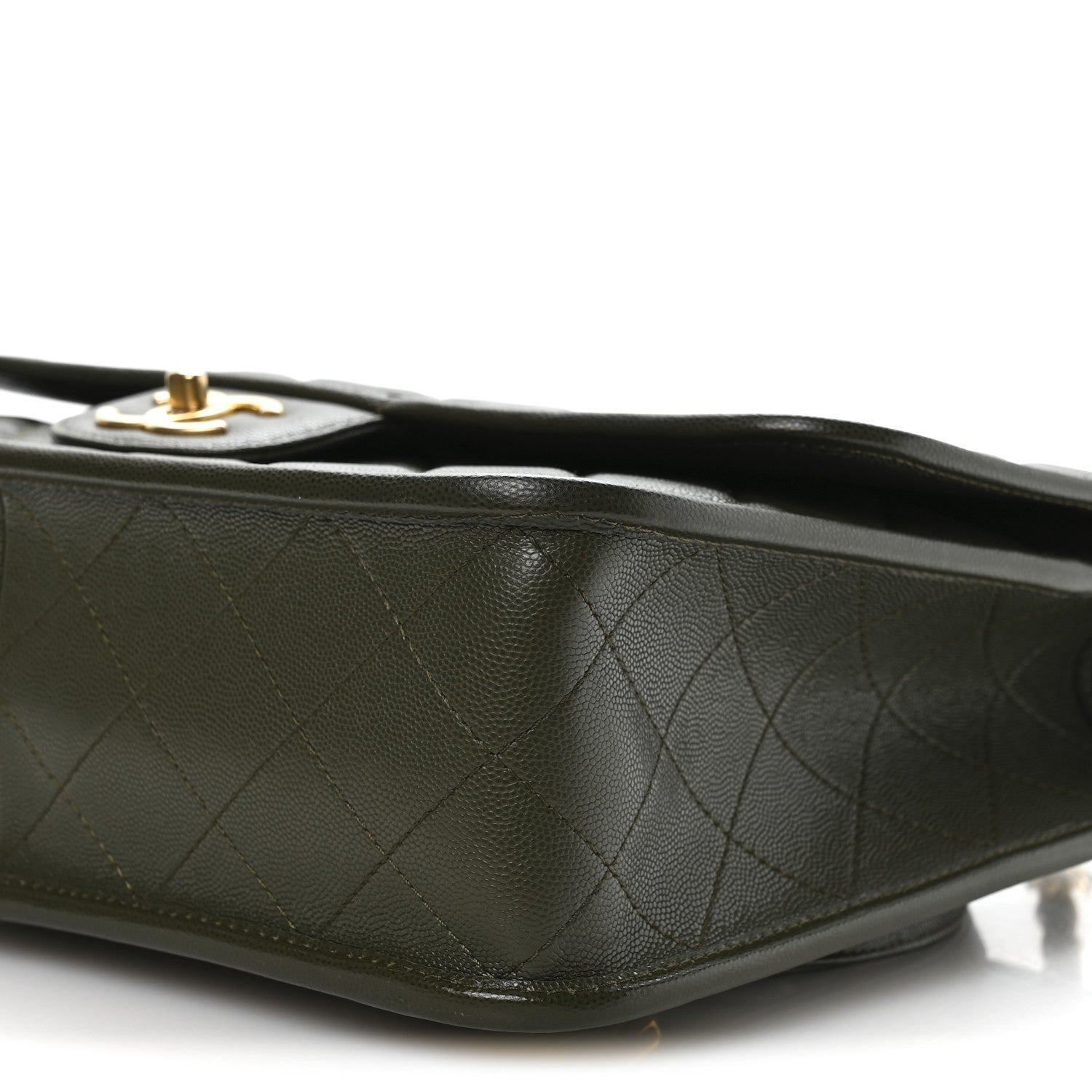 Chanel Caviar Quilted School Memory Backpack Dark Green 10 of 11