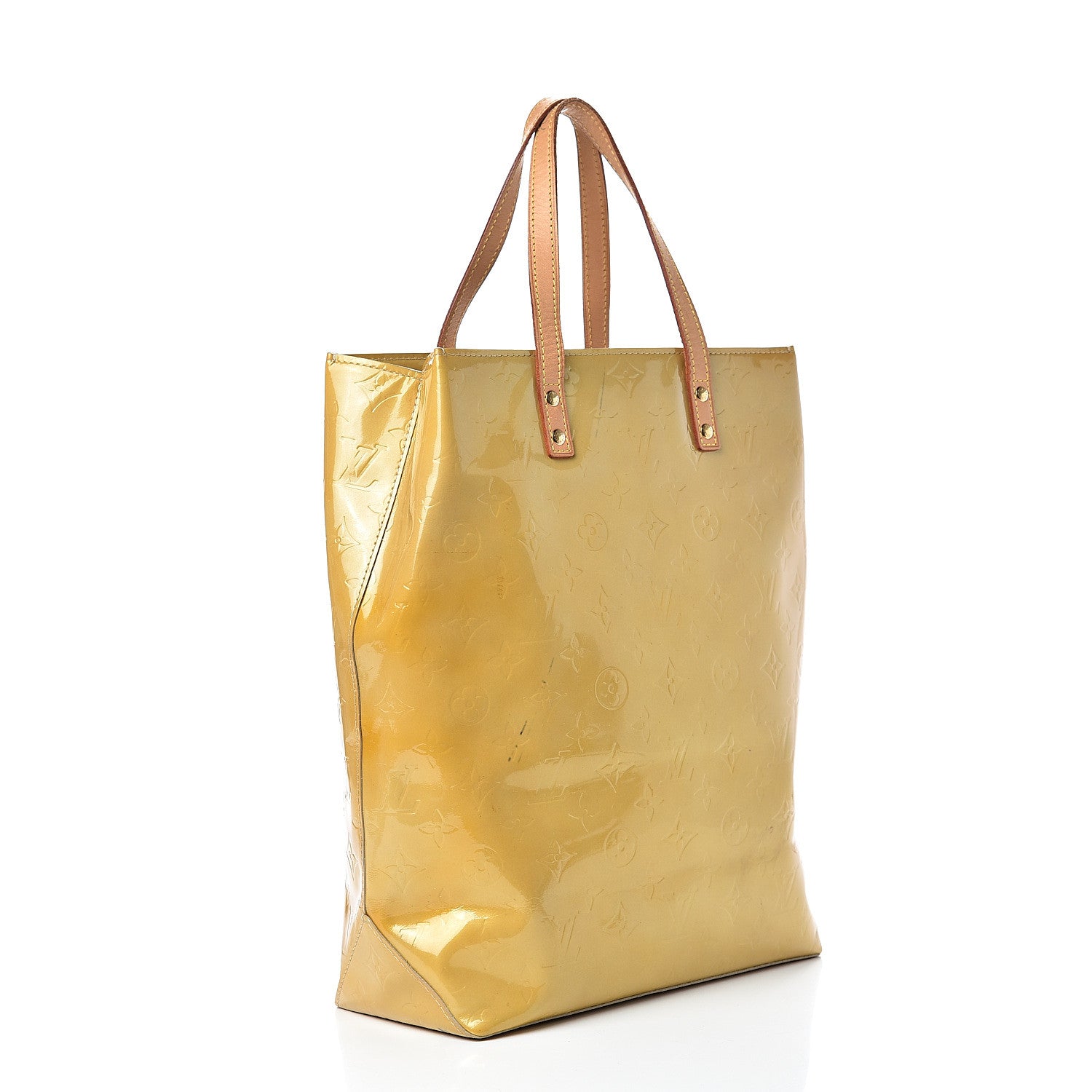 Louis Vuitton Vernis Reade MM Beige 2 of 16