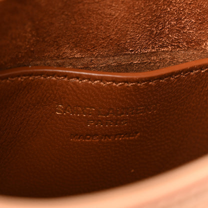 Saint Laurent Smooth Calfskin Le 5 A 7 Vertical Hobo Brown Gold 6 of 11