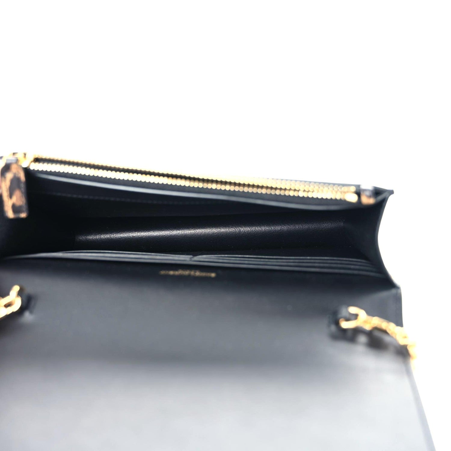 Saint Laurent Calfskin Heart Leopard Print Classic Monogram Kate Tassel Satchel Toffee 5 of 8