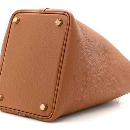 Hermes Taurillon Clemence Picotin Lock 18 PM Gold 9 of 11