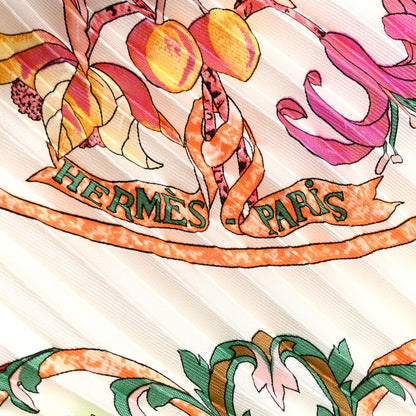 Hermes Silk Plisse Silk Pierres D Orient Et D Occident Scarf 2 of 11