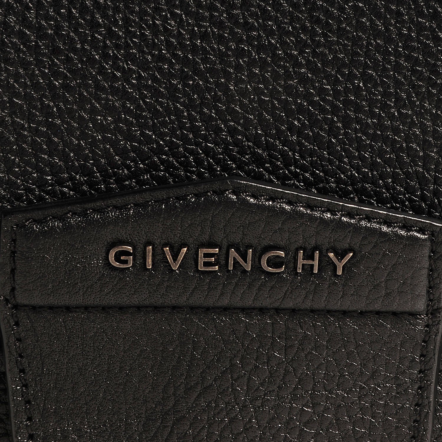 Givenchy Grained Calfskin Small Antigona Envelope Clutch Black 5 of 8