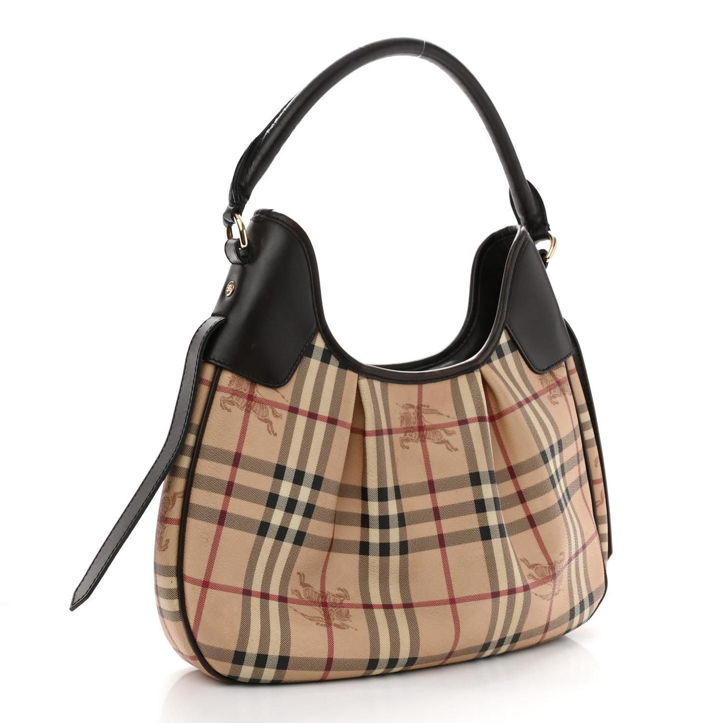 Haymarket Check Small Brooklyn Hobo Brown