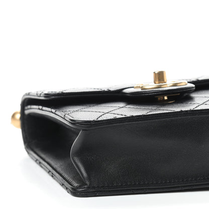 Chanel Goatskin Quilted Chic Pearls Flap Black 5 of 8
