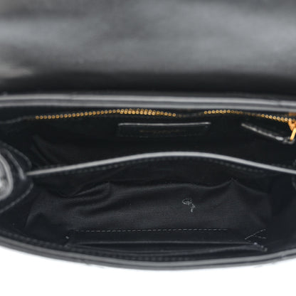 Saint Laurent Calfskin Y Quilted Monogram Toy Loulou Crossbody Bag Black 5 of 10