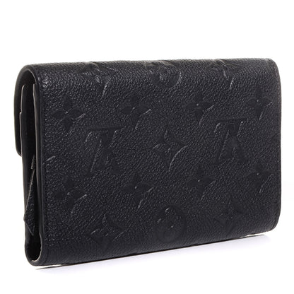 Louis Vuitton Empreinte Compact Curieuse Wallet Black 3 of 8