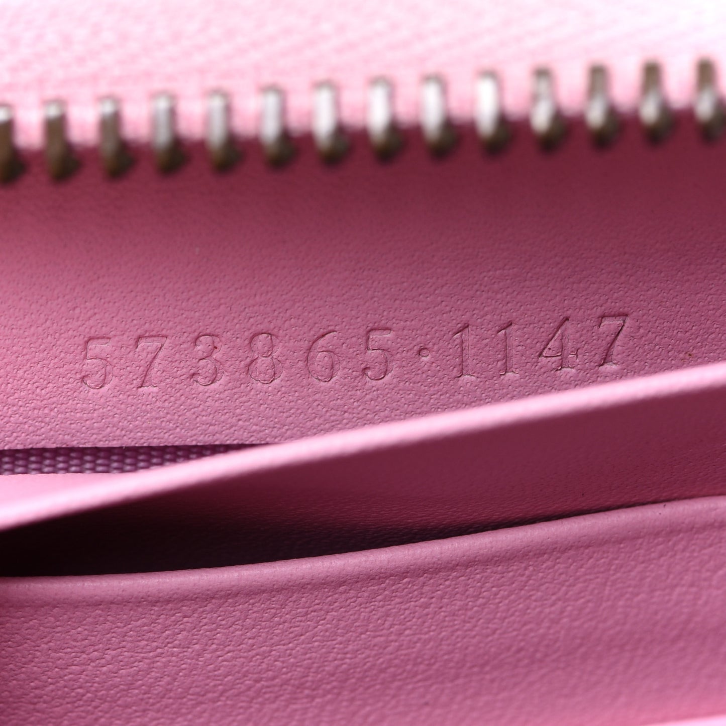 GG Supreme Monogram Strawberry Zip Around Wallet Light Pink