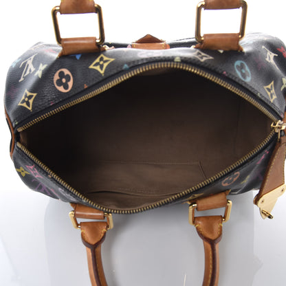 Louis Vuitton Monogram Multicolor Speedy 30 Black 5 of 15