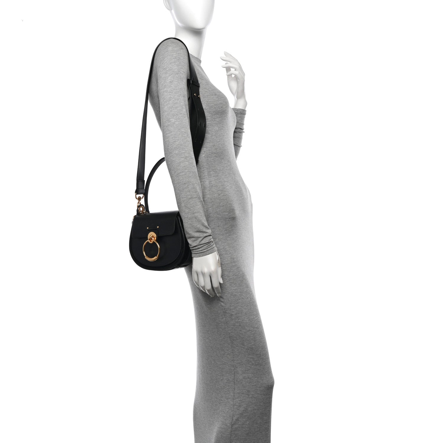 Chloe Calfskin Small Tess Bag Black 2 of 12