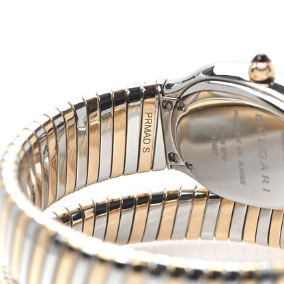 Bulgari Stainless Steel 18K Rose Gold Diamond Bezel 35mm Serpenti Tubogas Quartz Watch 6 of 6