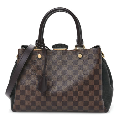 Louis Vuitton Damier Ebene Cuir Taurillon Brittany Black 1 of 11