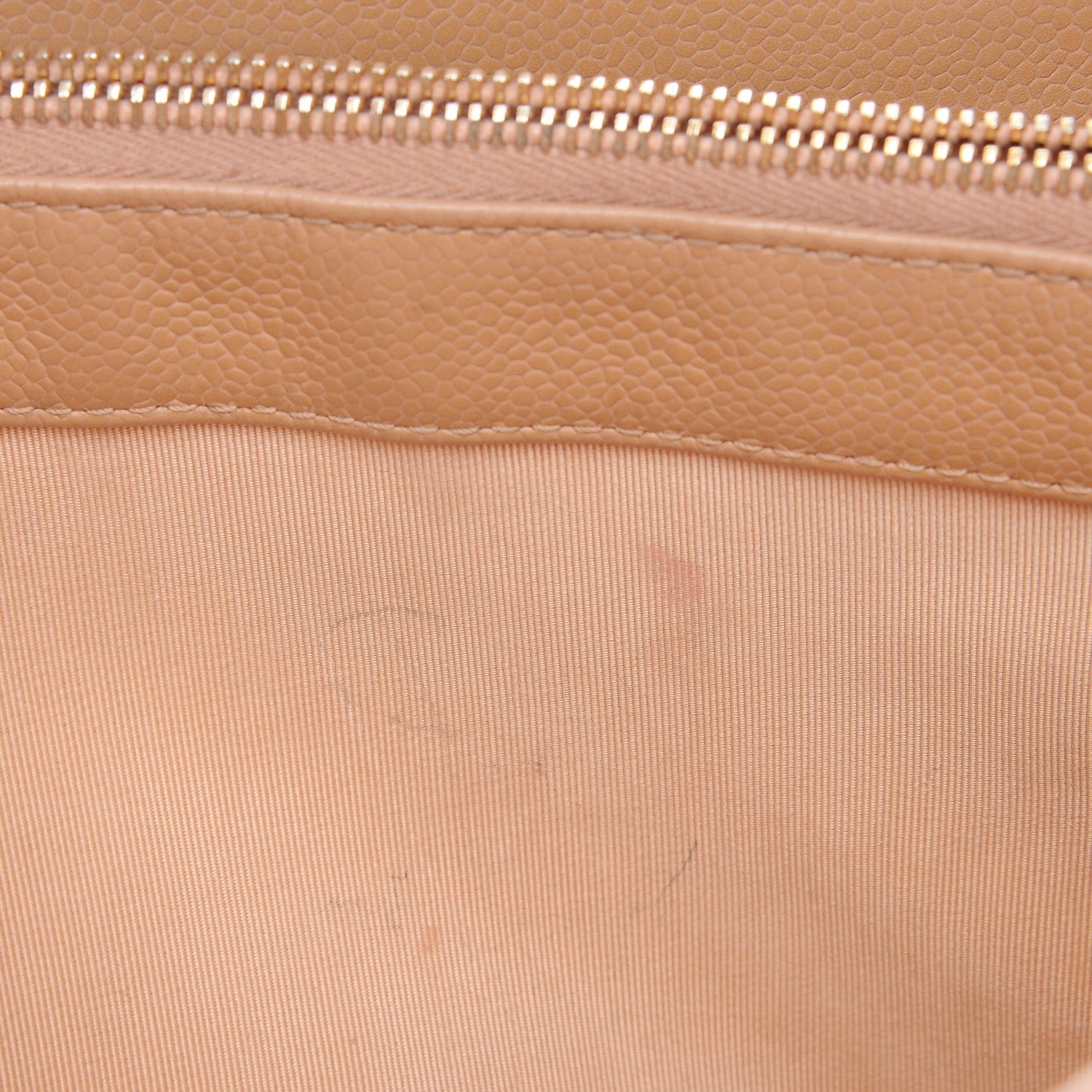 Chanel Caviar Quilted Grand Shopping Tote GST Beige 12 of 16
