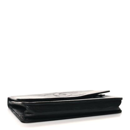 Chanel Caviar Timeless CC Wallet On Chain WOC Black 4 of 12