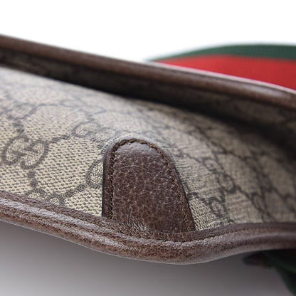 Gucci GG Supreme Monogram Neo Vintage Web Belt Bag Brown 8 of 10