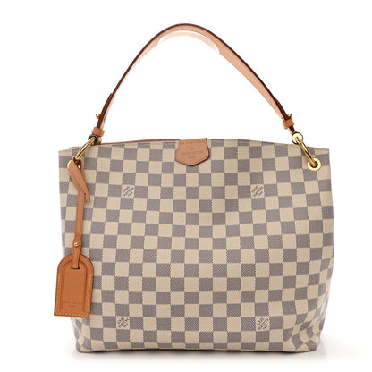 Louis Vuitton Damier Azur Graceful PM Rose Ballerine 1 of 11