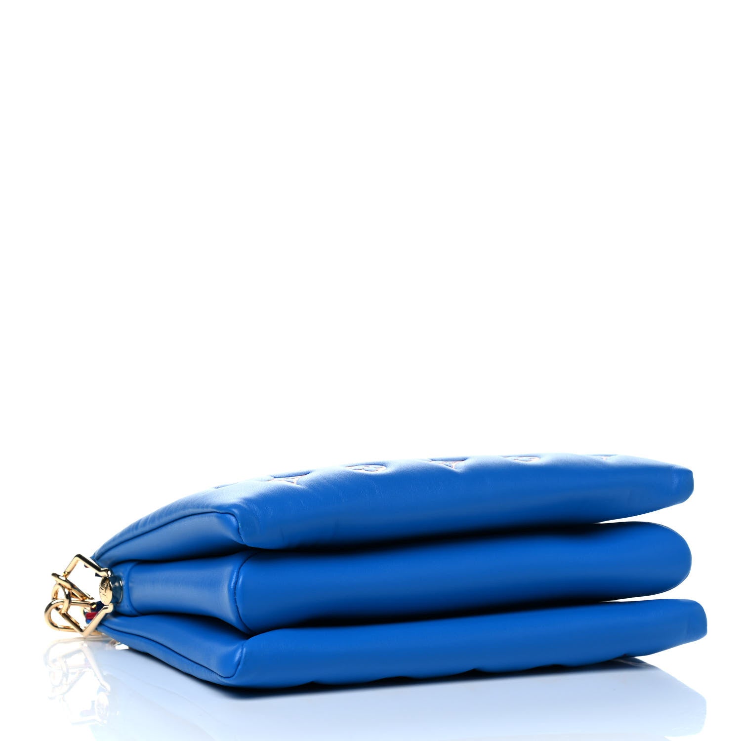 Louis Vuitton Lambskin Embossed Monogram Vuittamins Coussin PM Blue Red 3 of 4