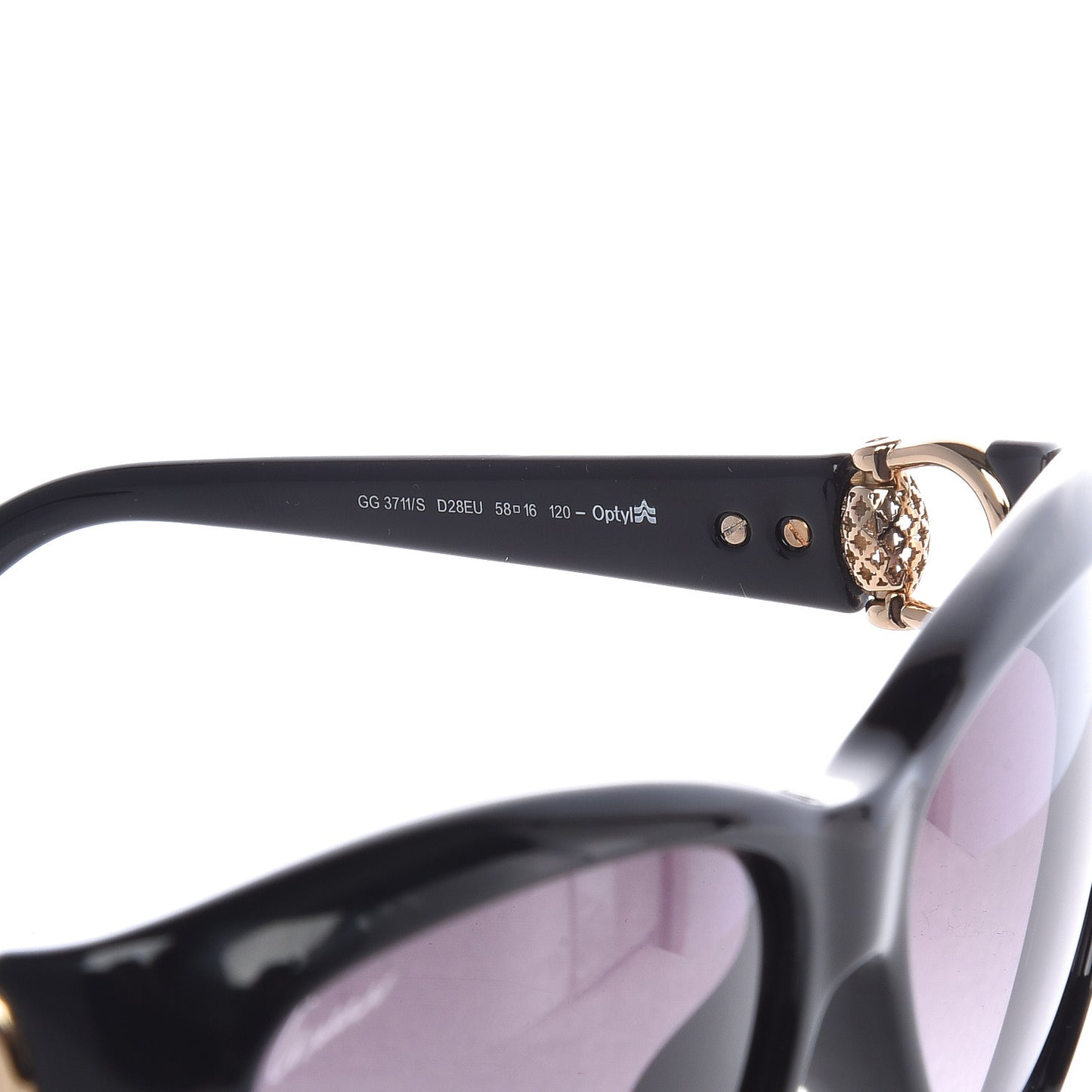 Horsebit Sunglasses 3711/S Black