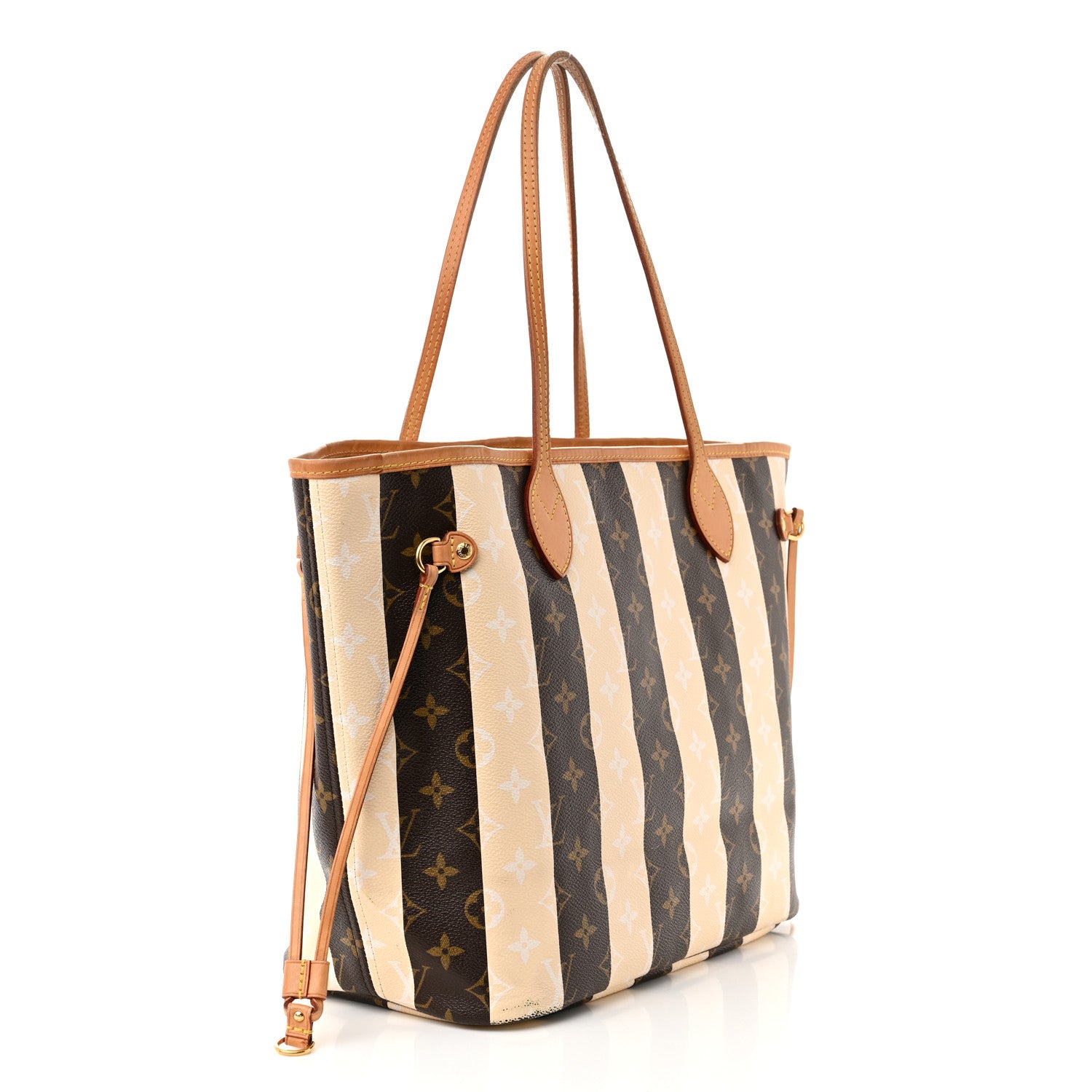 Louis Vuitton Monogram Rayures Neverfull MM 3 of 13