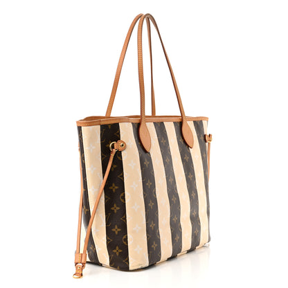 Louis Vuitton Monogram Rayures Neverfull MM 3 of 13
