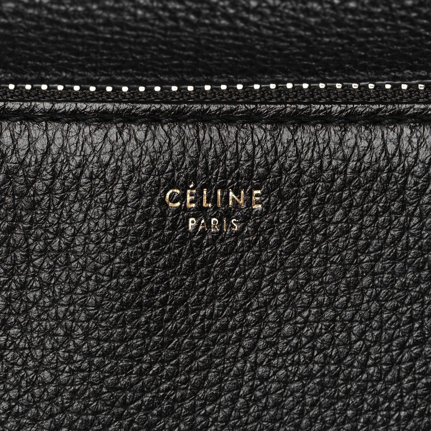 Celine Supple Calfskin Medium Edge Shoulder Bag Black 6 of 7