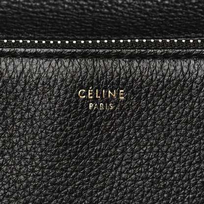 Celine Supple Calfskin Medium Edge Shoulder Bag Black 6 of 7