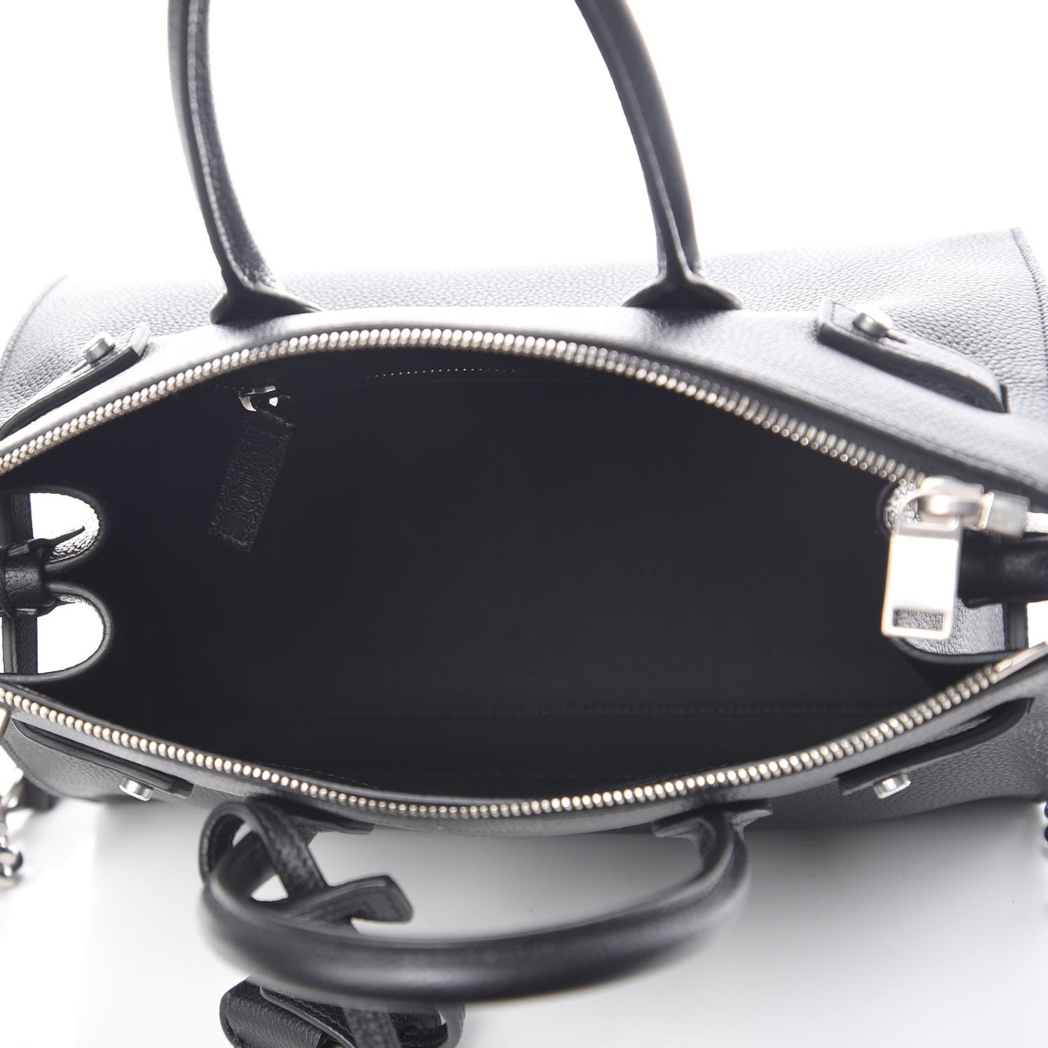 Saint Laurent Grained Calfskin Baby Sac De Jour Souple Black 5 of 9