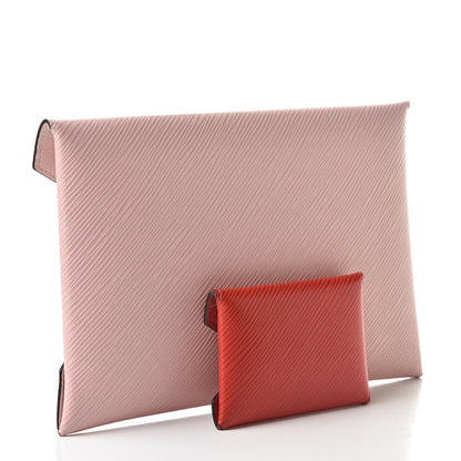 Louis Vuitton Epi Kirigami Pochette Set Rose Ballerine Coquelicot 4 of 14