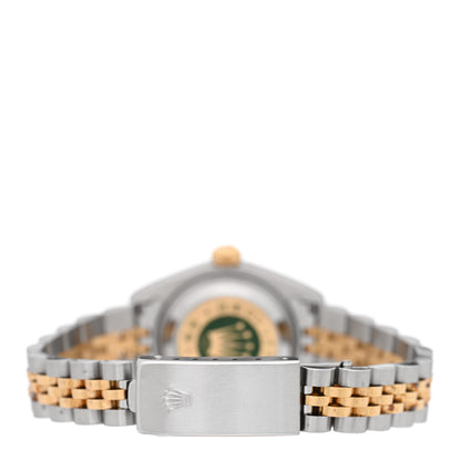 Rolex Stainless Steel 18K Yellow Gold Diamond 26mm Oyster Perpetual Datejust Watch Champagne 79173 3 of 5