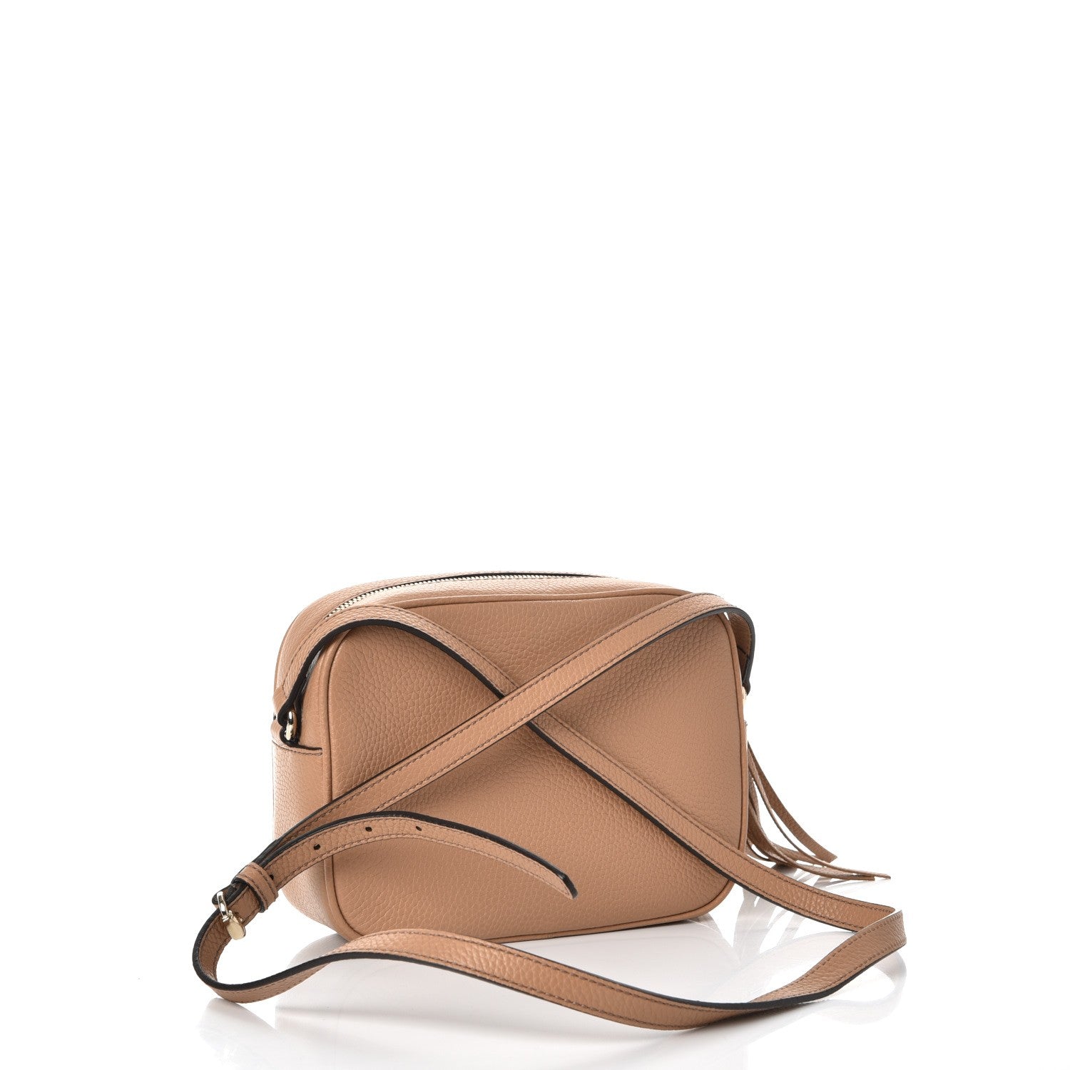 Gucci Pebbled Calfskin Small Soho Disco Bag Camelia 3 of 10