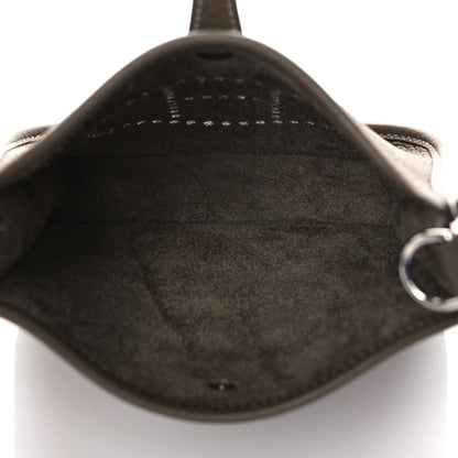 Hermes Taurillon Clemence Amazone Evelyne TPM Etoupe Bleu Indigo 5 of 10