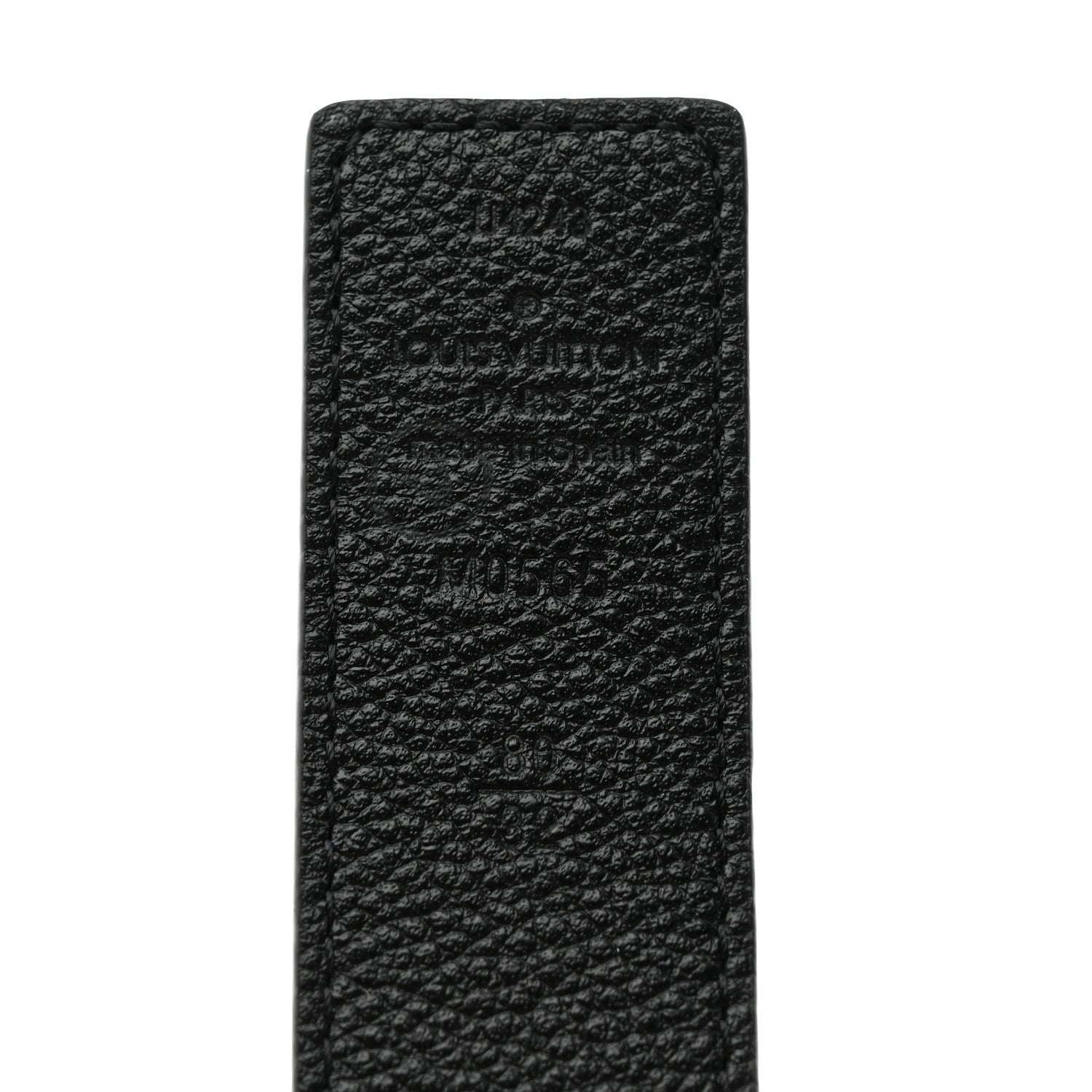 Louis Vuitton Calfskin Monogram 30mm LV Initiales Reversible Belt 80 32 Black 4 of 6