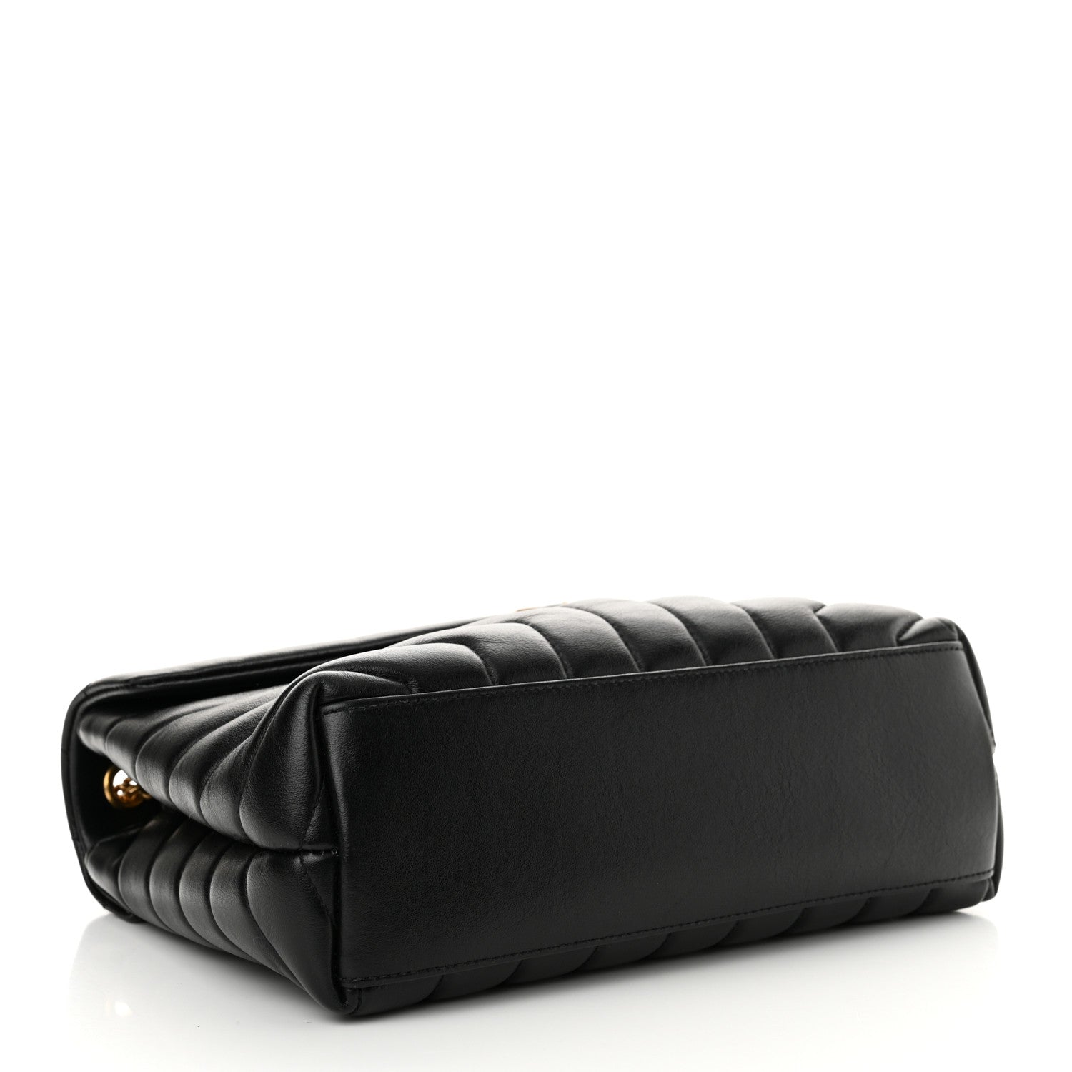 Saint Laurent Calfskin Y Quilted Monogram Small Loulou Chain Satchel Black 4 of 10