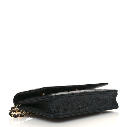 Chanel Caviar Quilted Wallet on Chain WOC Black 4 of 14