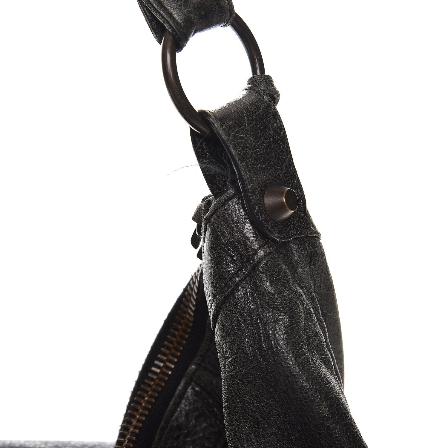 Balenciaga Agneau Classic Hardware Day Hobo Black 10 of 14