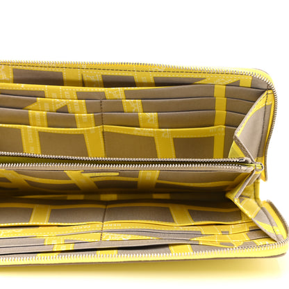 Hermes Epsom Silk'In Wallet Soufre 5 of 7