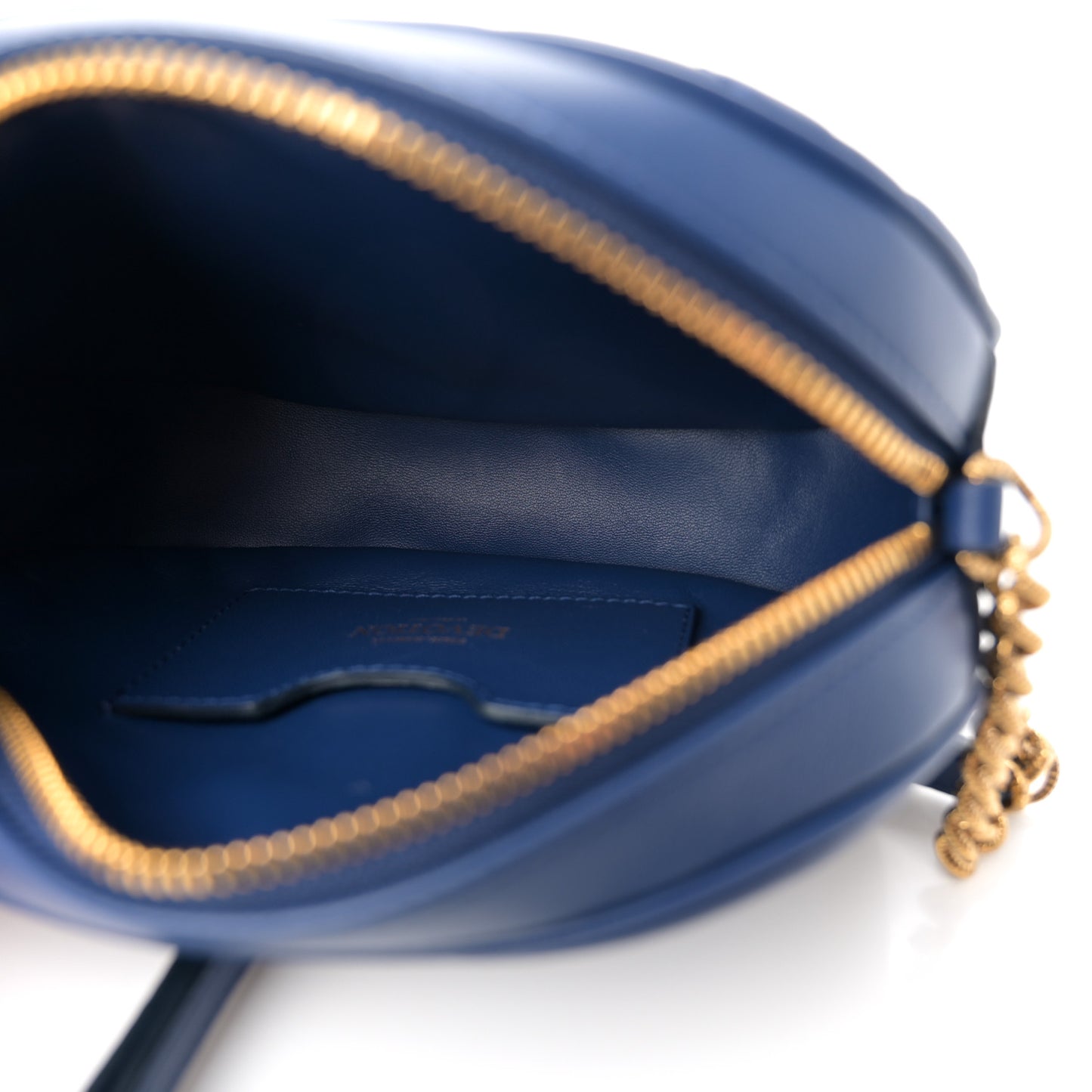 Calfskin Devotion Crossbody Bag Blue