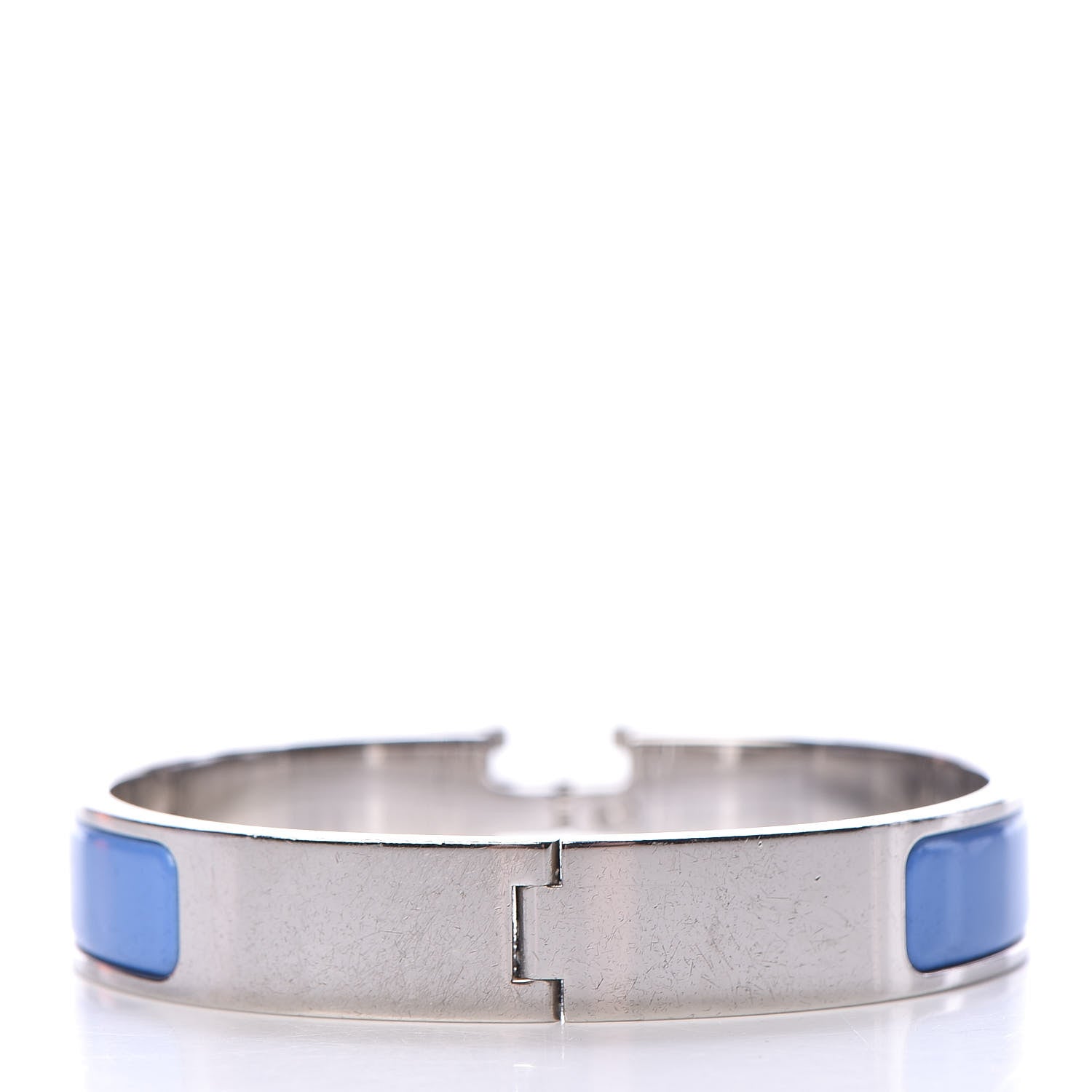 Hermes Enamel Narrow Clic Clac H Bracelet PM Bleu Transat 3 of 4