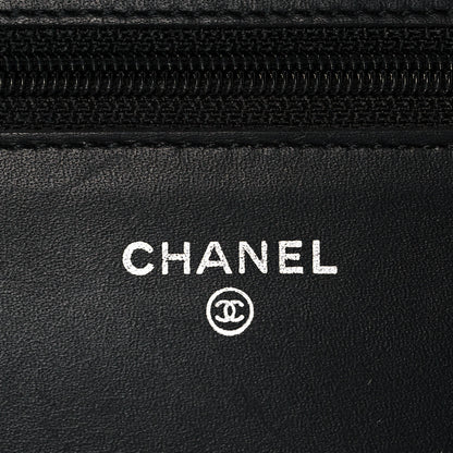 Chanel Caviar Timeless CC Wallet On Chain WOC Black 7 of 12