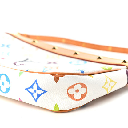 Louis Vuitton Monogram Multicolor Pochette Accessories White 9 of 9
